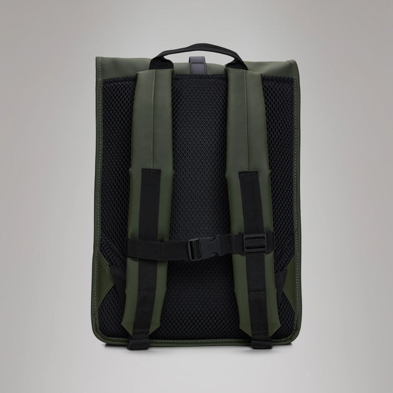 Zaino RAINS Rolltop Rucksack Impermeabile W3 Green