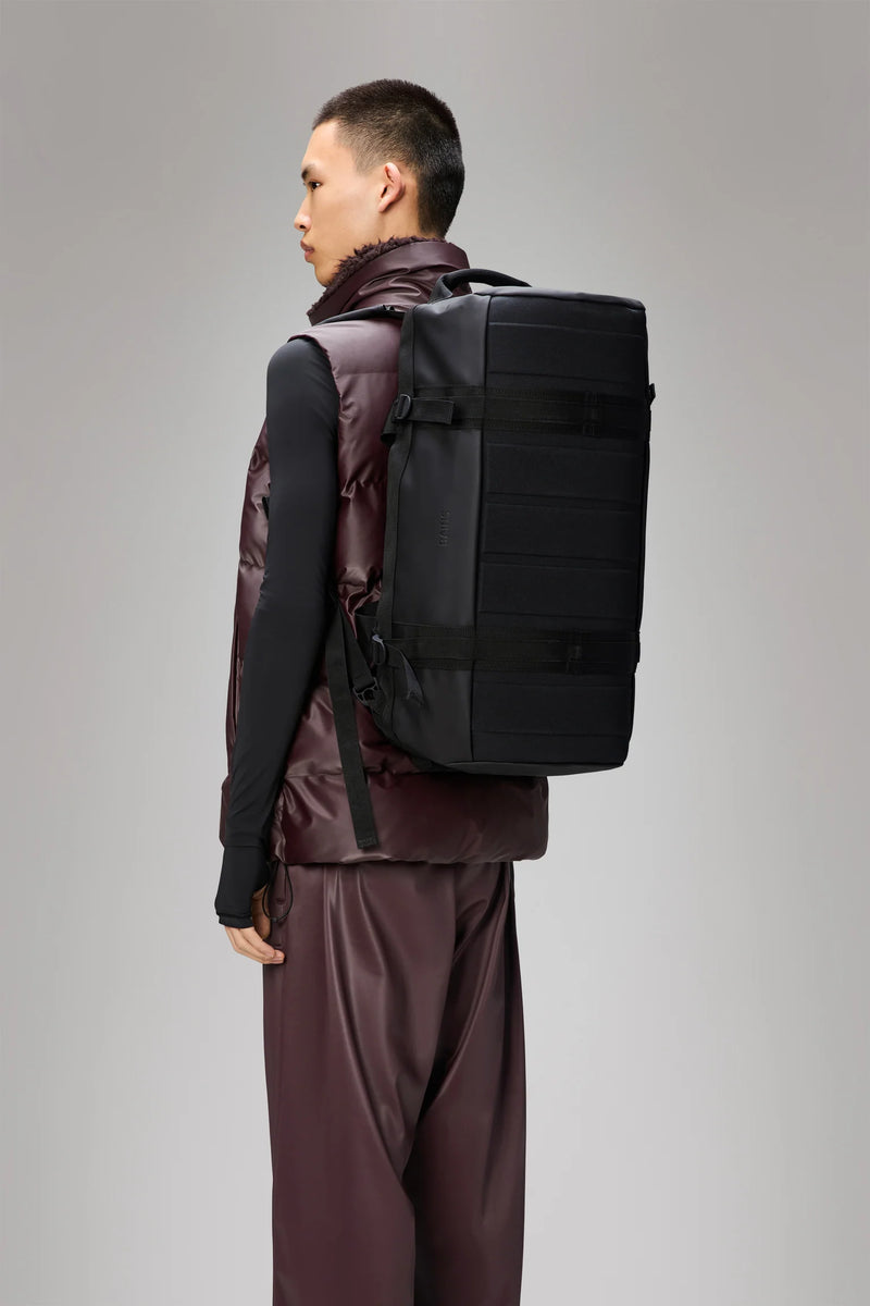 Borsone RAINS Texel Duffel Bag Small Impermeabile W3 Black