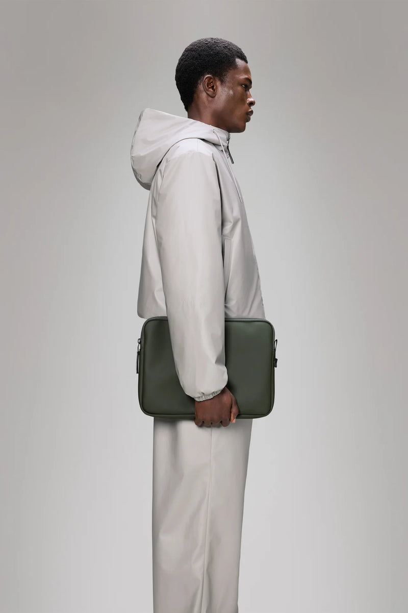 Porta PC RAINS Trail Laptop Case 13"/14" Impermeabile W1 Green