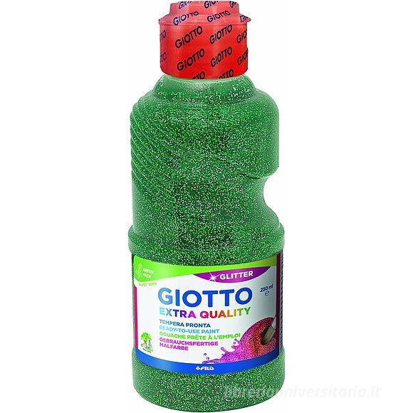 Tempera Glitterata Giotto 250 ml Verde