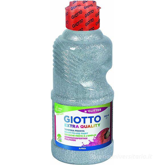 Tempera Glitterata Giotto 250 ml Argento