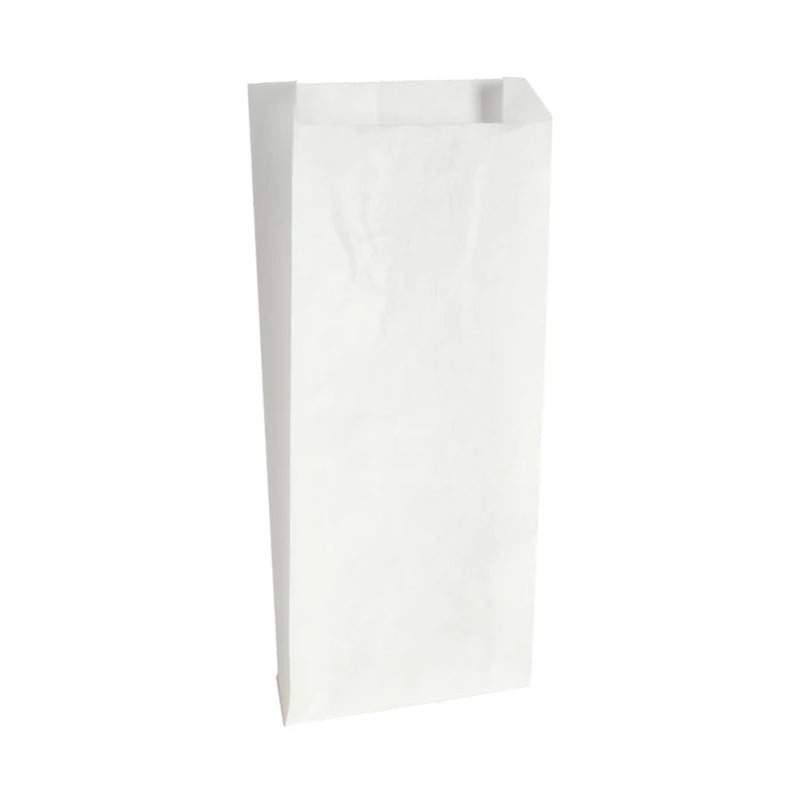 Sacchetti Kraft Bianco 12 x 22+4 cm - 100 pezzi