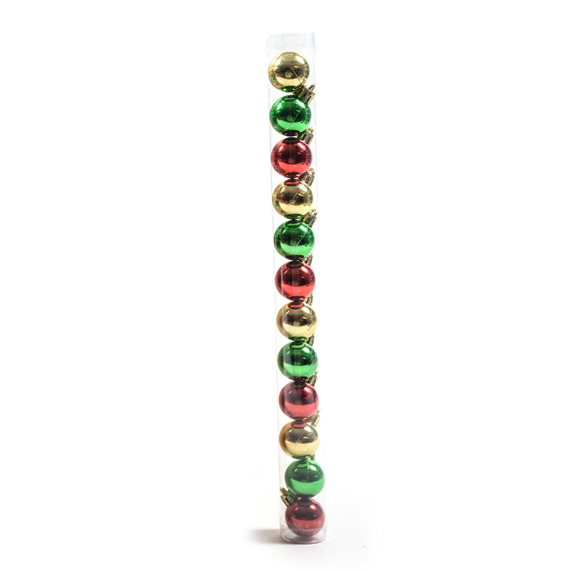 Sfera in PVC Mix Multicolor Lucido 3 cm - 12 pezzi