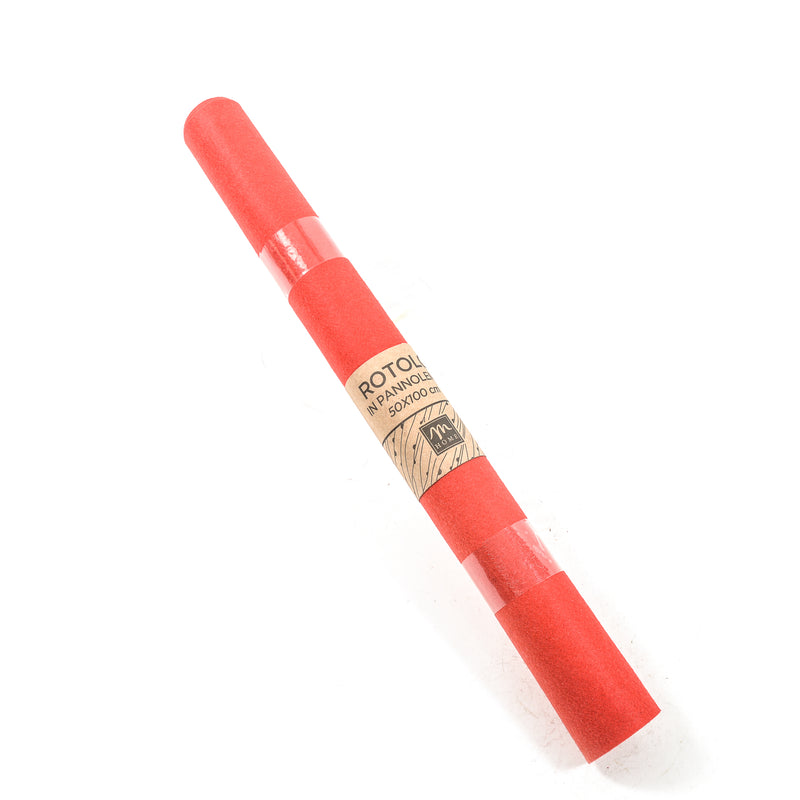 Rotolo in Panno Rosso 50 x 100 cm