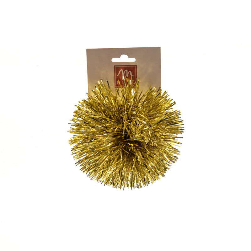 Coccarda Pom Pom Oro 12,5 cm