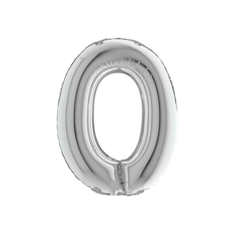 Palloncino Supershape in Foil Argento 102 cm / n°0