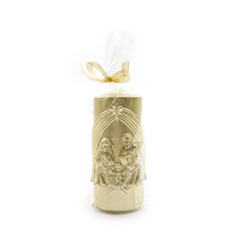 Candela Presepe Oro 7 x 15 cm