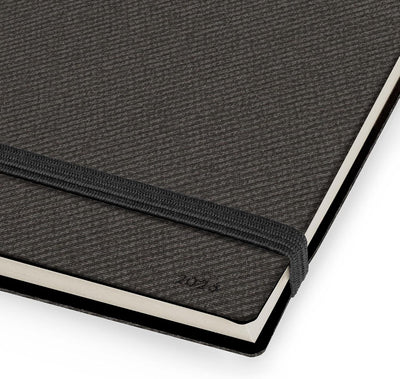 Agenda 13 Mesi Legami Settimanale Orizzontale ad Album 2026 Deep Graphite con Chiusura ad Elastico