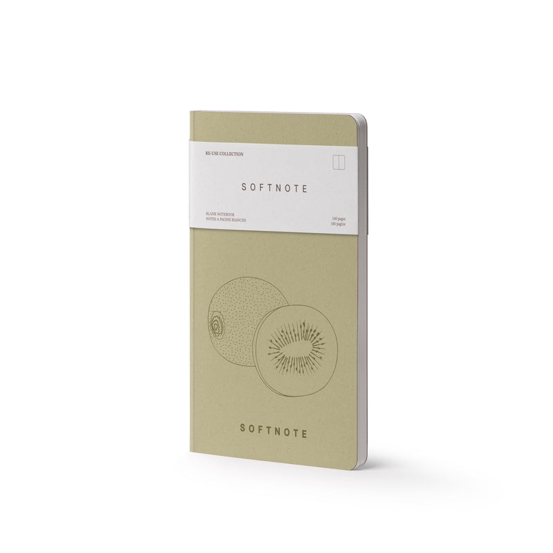 Taccuino Softnote Intempo Re-Use Collection Kiwi 13 x 21 cm