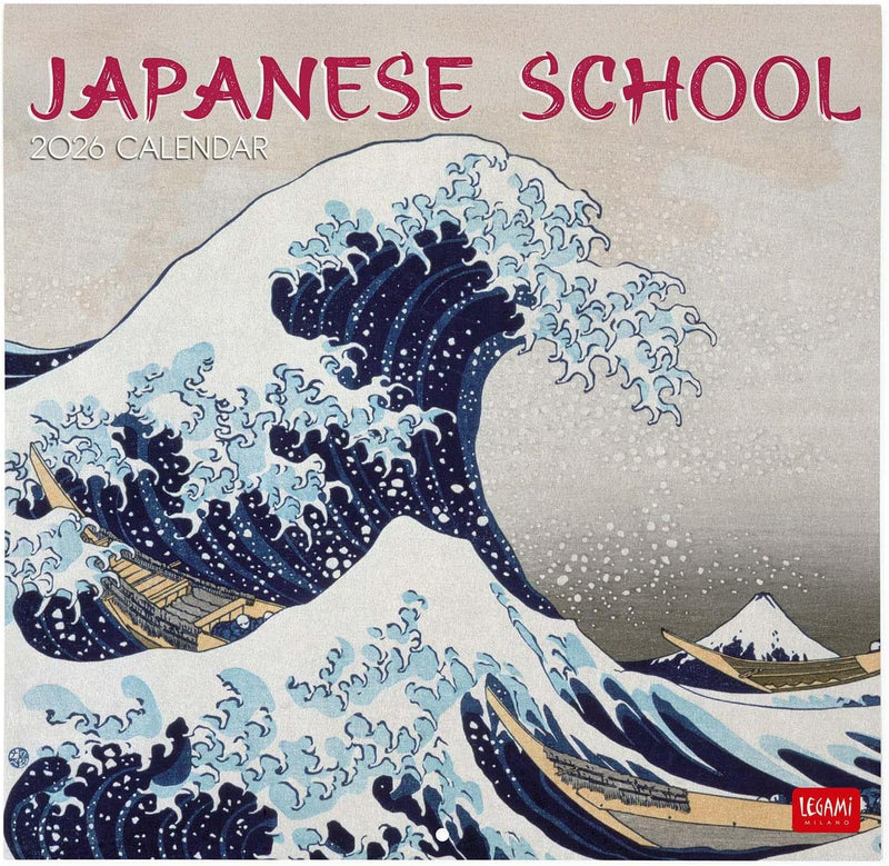Calendario da Parete 12 Mesi Legami con Planner Annuale 2026 Japanese School 30 x 29 cm