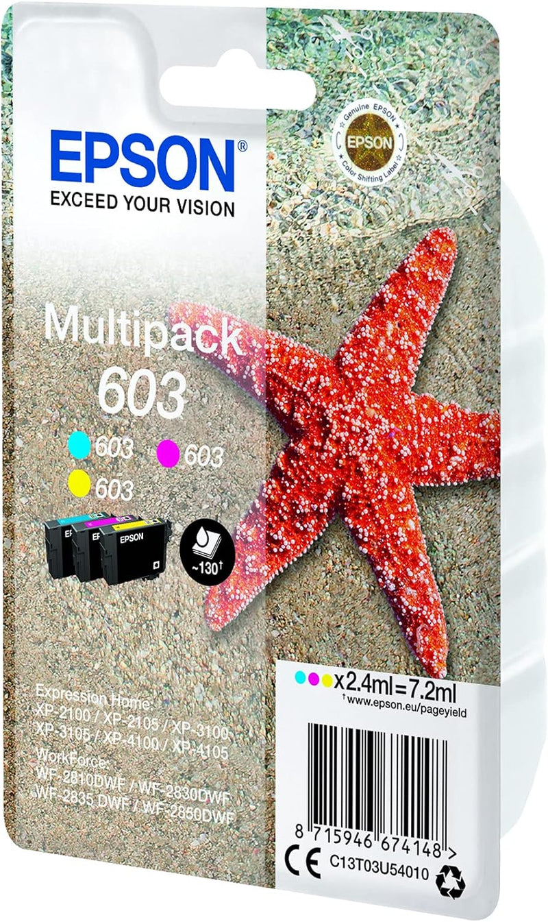 Multipack Cartuccia Originale Epson 603 C+M+Y