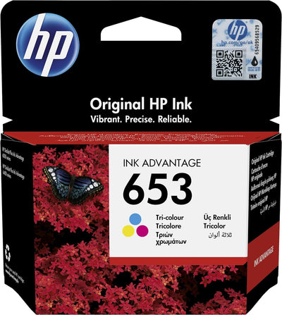 Cartuccia Originale HP 653 Tri-Color