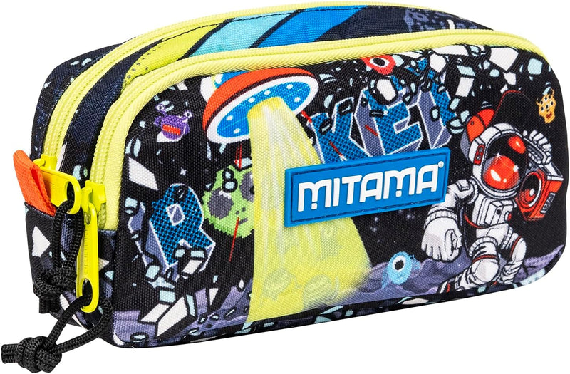 Portapenne Bustina 2 Zip Mitama Disco Space