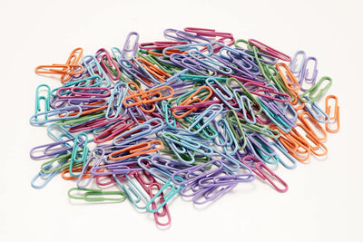 Fermagli Colorati Leone NR 3-4 Gran Mix 125 gr - Rivestiti in PVC