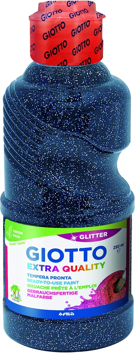 Tempera Glitterata Giotto 250 ml Blu
