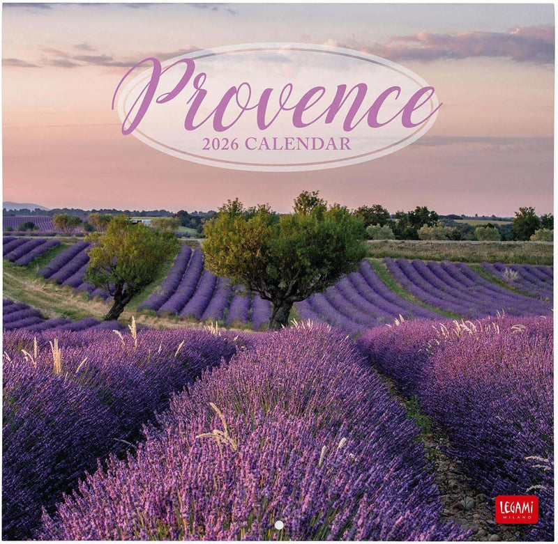 Calendario da Parete 12 Mesi Legami con Planner Annuale 2026 Provence 30 x 29 cm