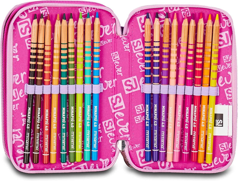 Astuccio 3 Zip Sj Gang Sj Ever Style Jam Gang Unicornside Girl