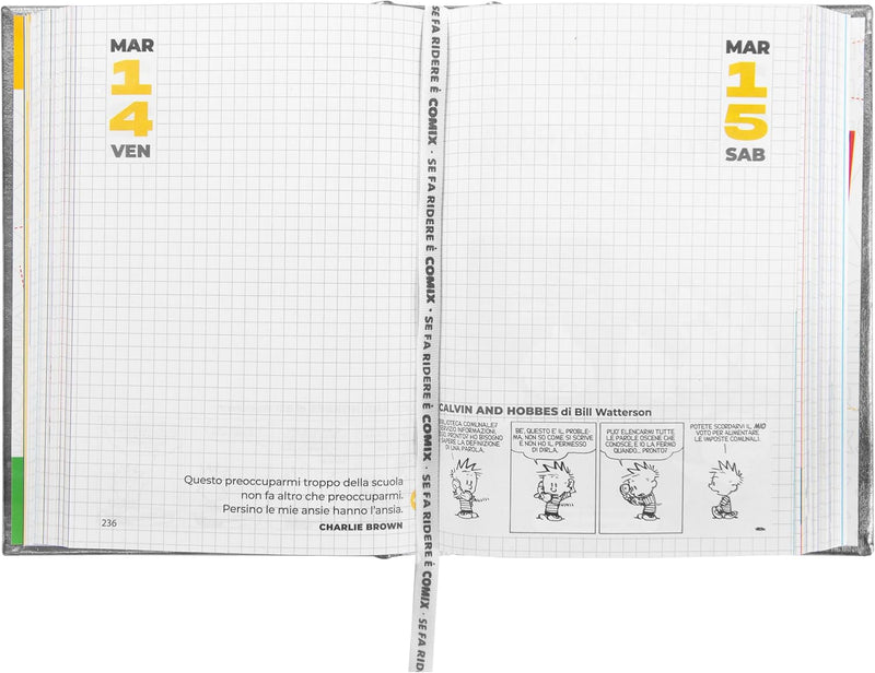 Agenda 16 Mesi 2024 Mini Special Comix Argento