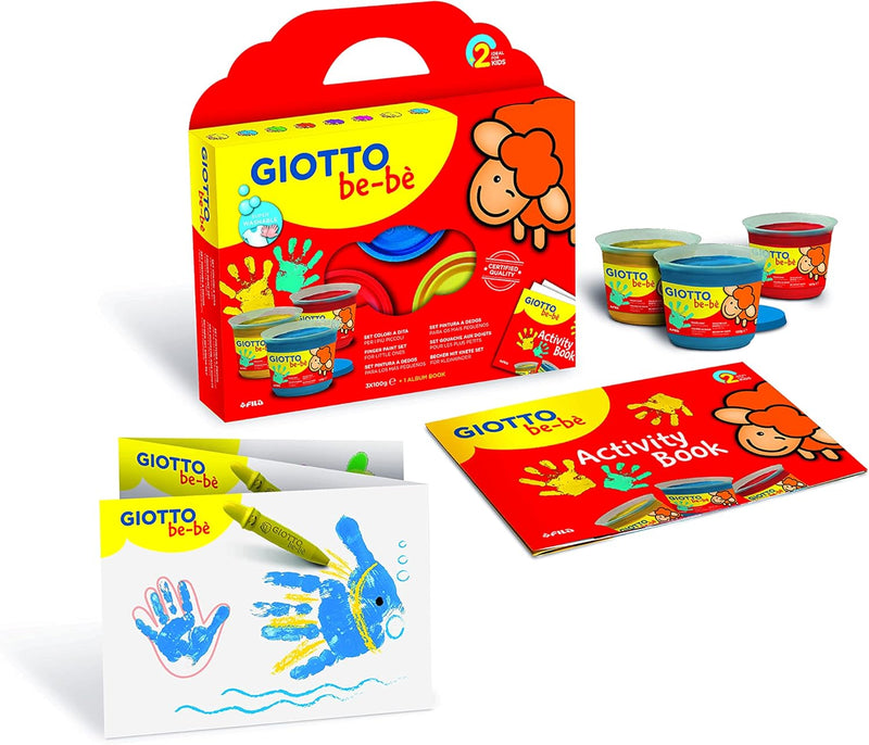 Supercolori a Dita Giotto Be-Bè - 3 pezzi da 100 ml