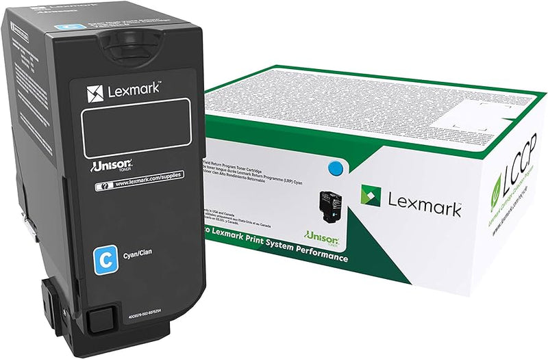 Toner Originale Lexmark Return Program 75B20C0 Ciano