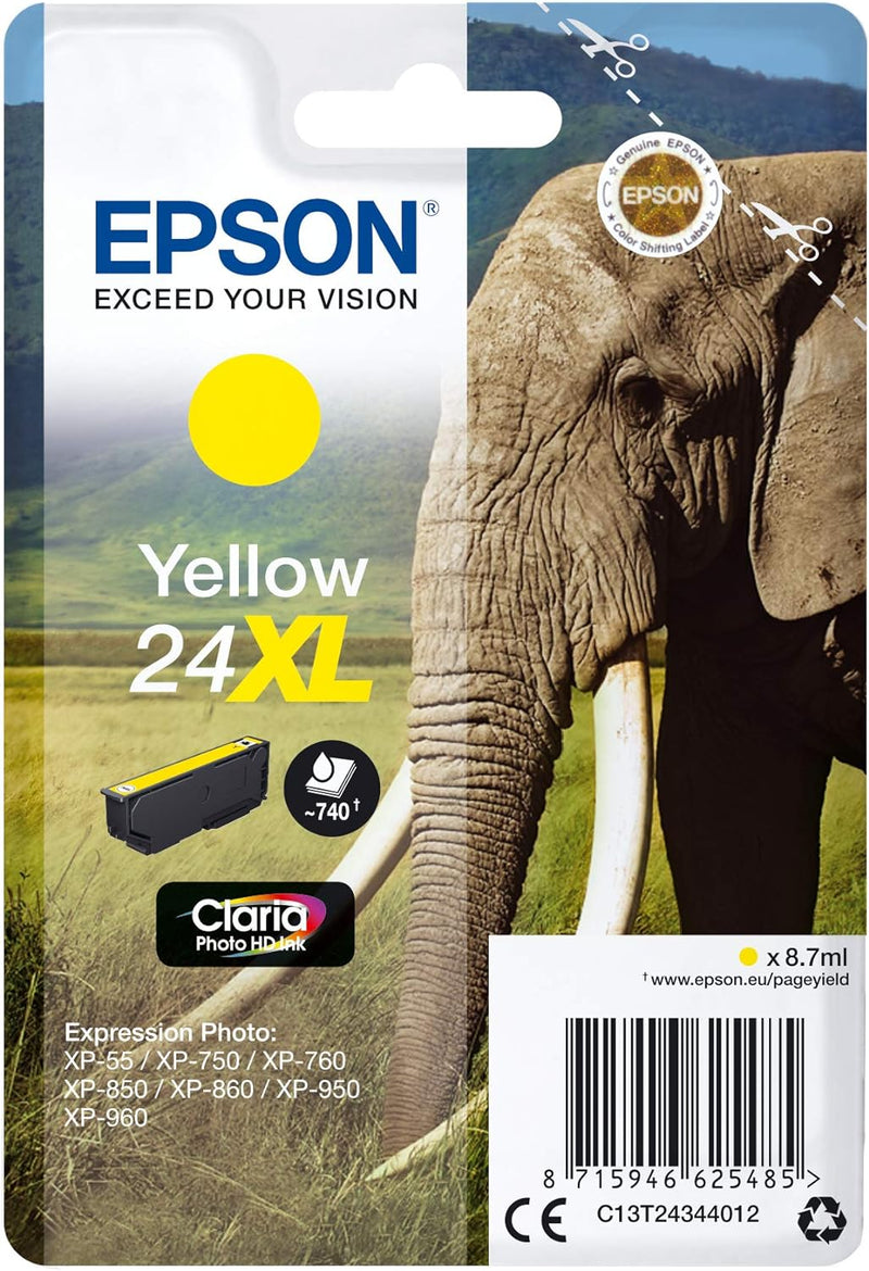 Cartuccia Originale Epson 24 XL Giallo