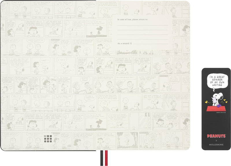 Taccuino Large Peanuts Admirer Moleskine con Pagine a Righe