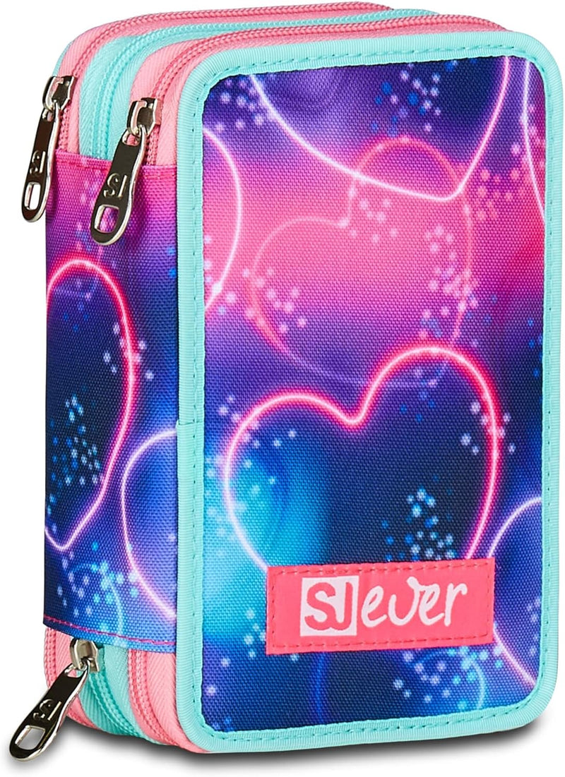 Astuccio 3 Zip Sj Gang Sj Ever Style Jam Gang Multiheart Girl