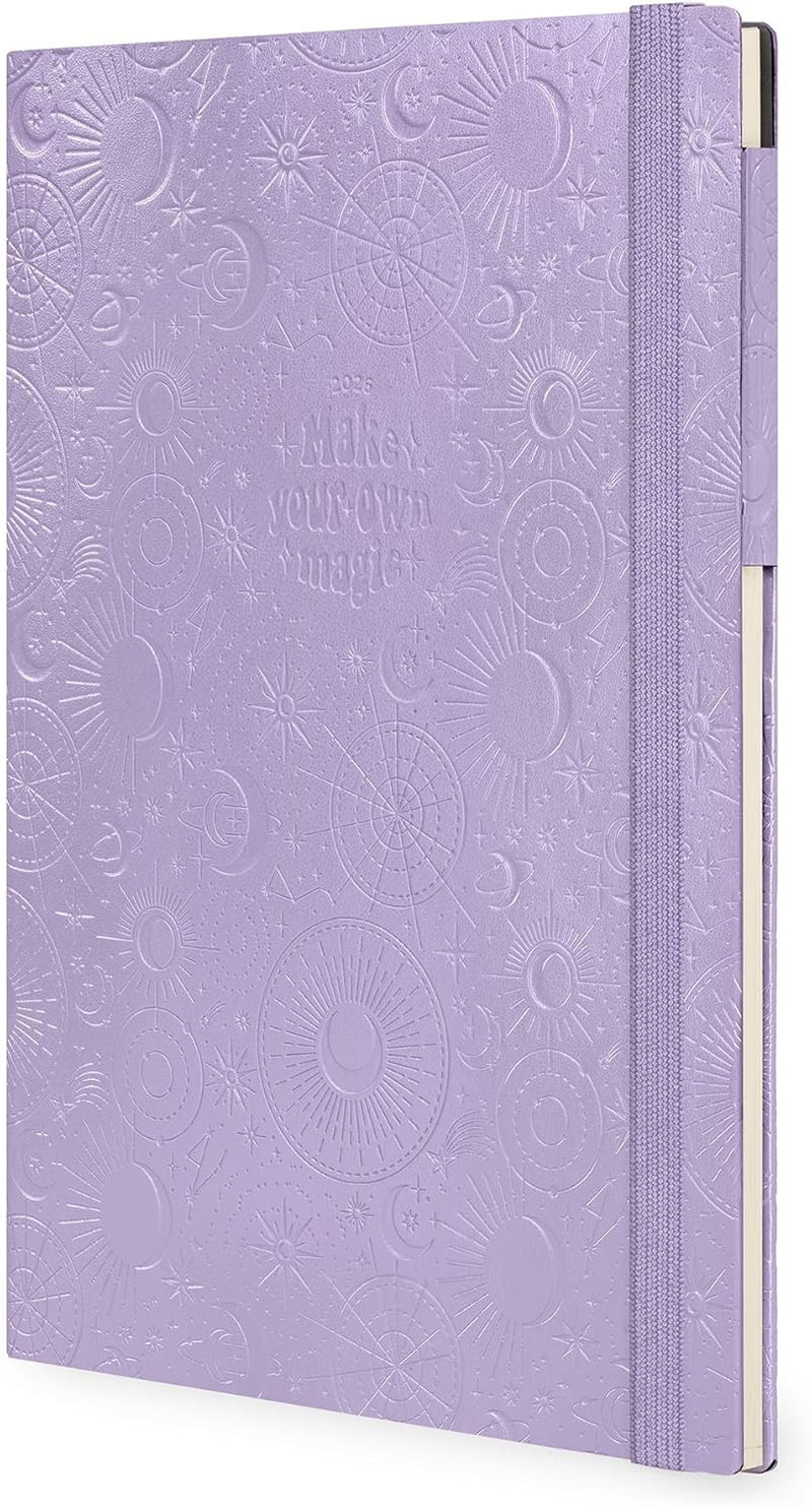 Agenda 12 Mesi Legami Settimanale Maxi 2026 Mystic Lilac con Chiusura ad Elastico