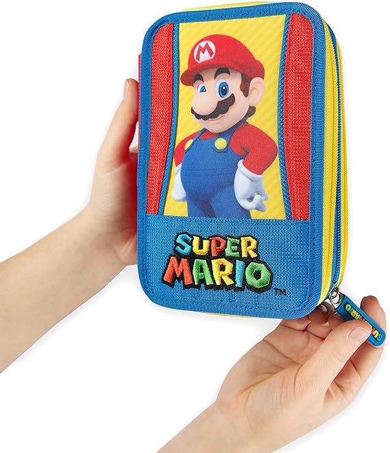 Astuccio Corredo 3 Zip Supermario