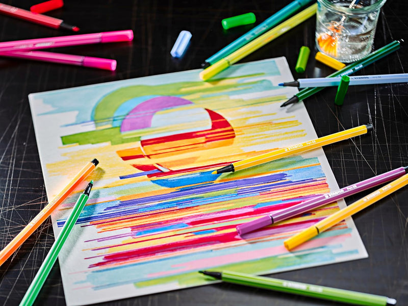 Pennarelli Stabilo Pen 68 Arty - 12 pezzi