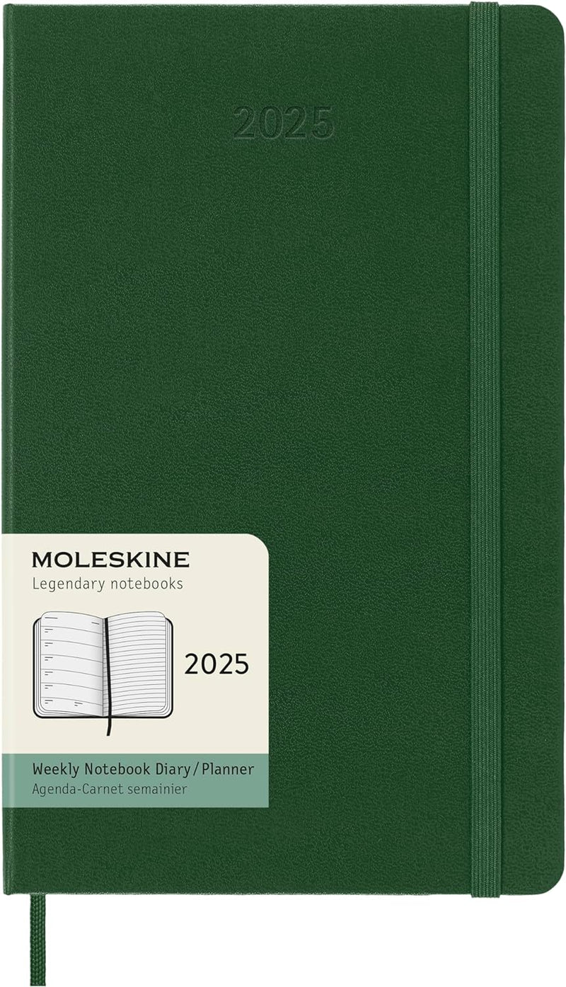 Agenda 12 Mesi Settimanale Large con Copertina Rigida Moleskine 2025