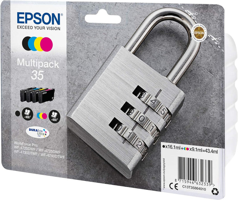 Multipack Cartuccia Originale Epson 35 C+M+Y+K