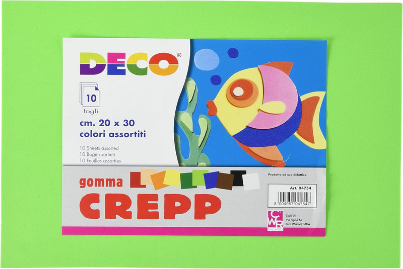 Fogli in Gomma Crepp CWR 22 x 33 cm - 10 pezzi
