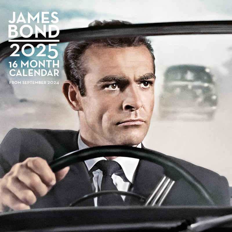 Calendario 2025 James Bond 30 x 30 cm