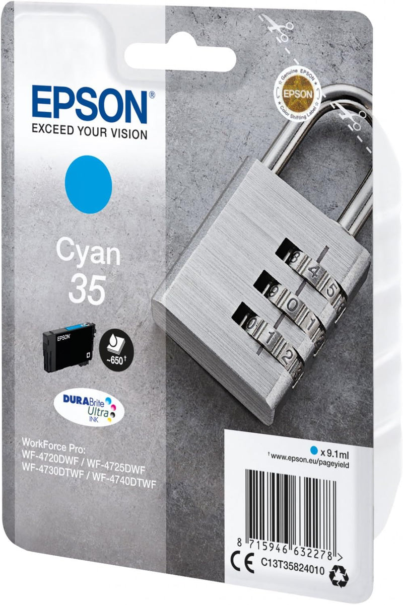 Cartuccia Originale Epson 35 Ciano