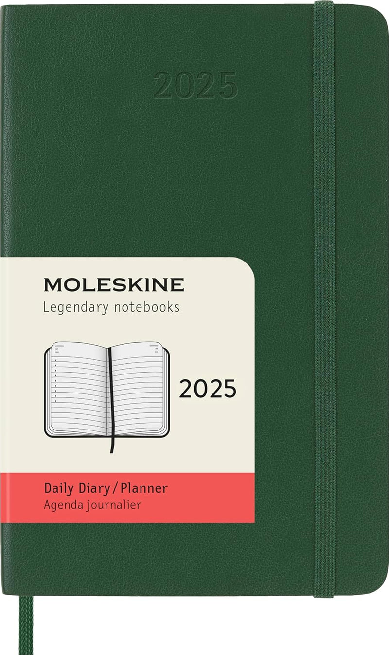 Agenda 12 Mesi Giornaliera Pocket con Copertina Morbida Moleskine 2025