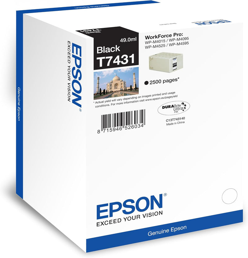 Cartuccia Originale Epson T7431 Nero