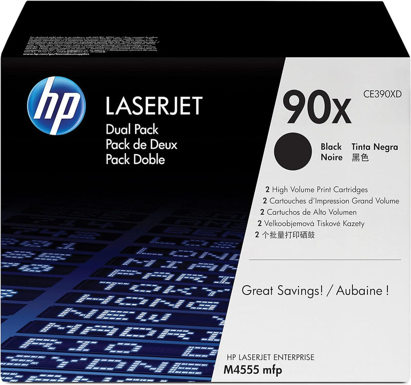 Multipack Toner originale LaserJet HP 90X Nero - 2 pezzi