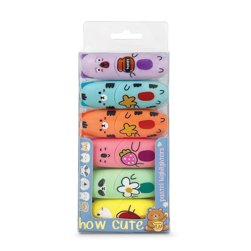 Evidenziatore Lebez Girl How Cute - 6 pezzi