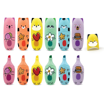 Evidenziatore Lebez Girl How Cute - 6 pezzi