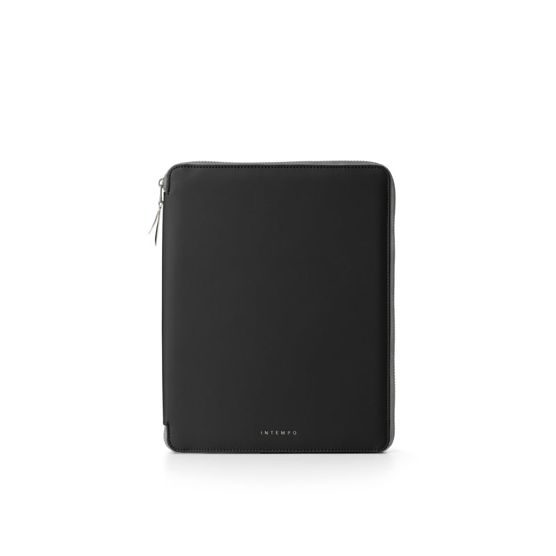 Portablocco Intempo Dox in Ecopoelle Nero con Zip