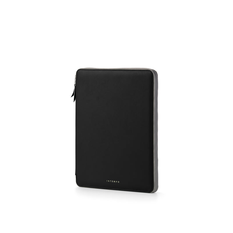 Portablocco Intempo Dox in Ecopoelle Nero con Zip