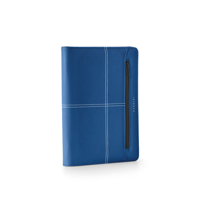 Portablocco Intempo New Classic in Ecopelle Blu con Zip