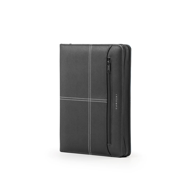 Portablocco Intempo New Classic in Ecopelle Nero con Zip