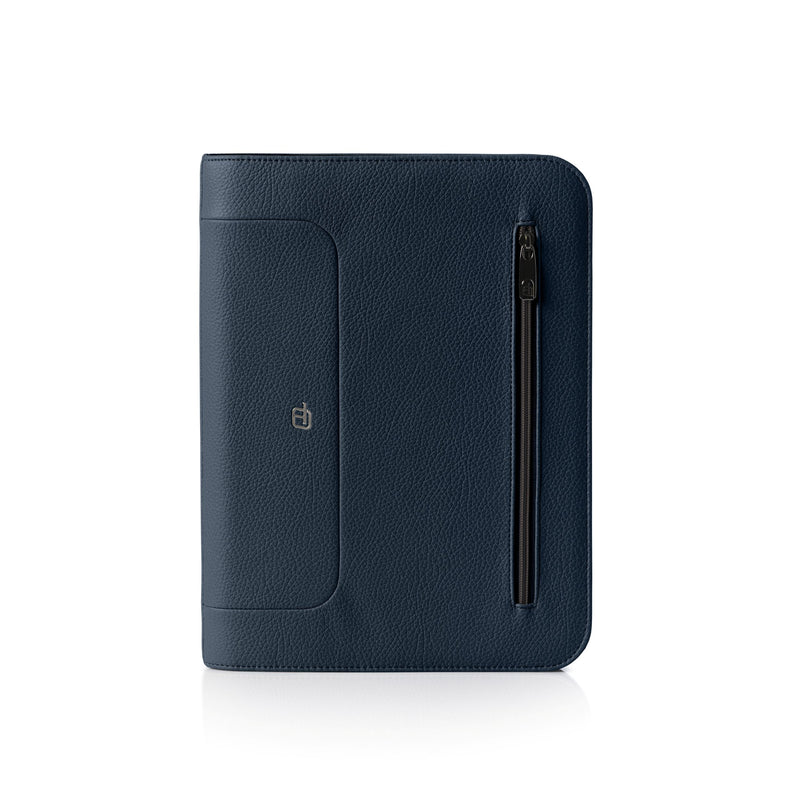 Portablocco Intempo Gate Trended A5 in Ecopelle Blu con Zip
