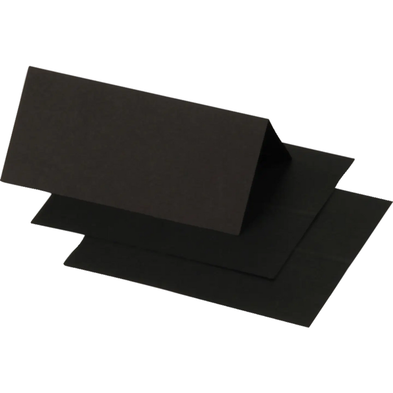 Cartoncini Pollen Clairefontaine Pliee per Segnaposto 210 gr / 8,5 x 8 cm / Nero / 25 pezzi