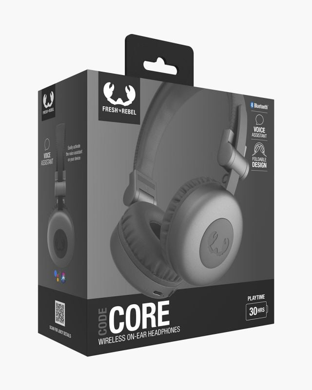 Cuffie Bluetooth Wireless Code Core Fresh & Rebel Storm Grey