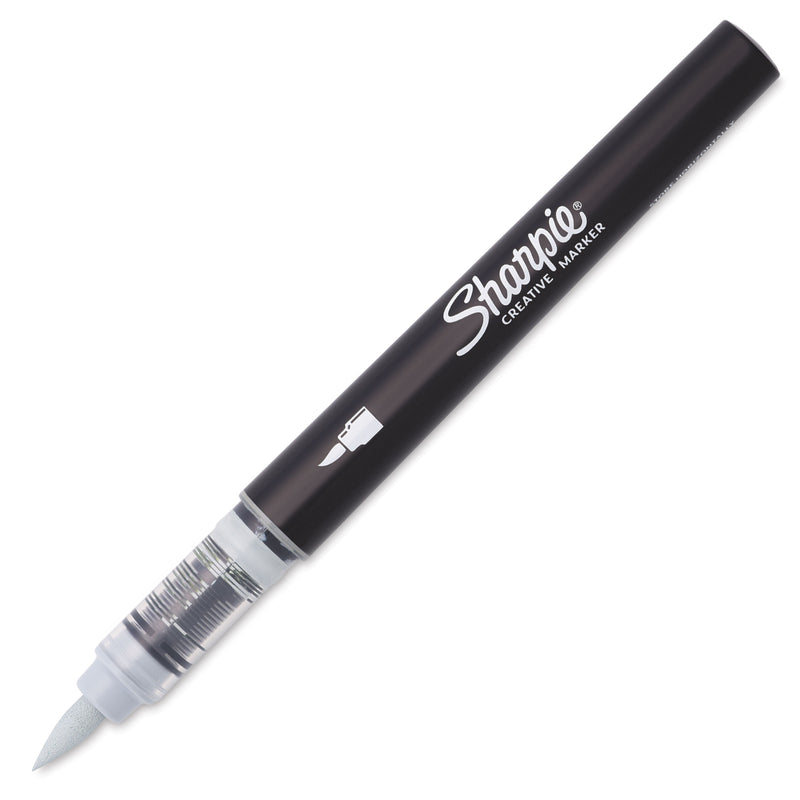 Pennarello Marcatore Sharpie Acrylic Creative a Punta Brush Grigio