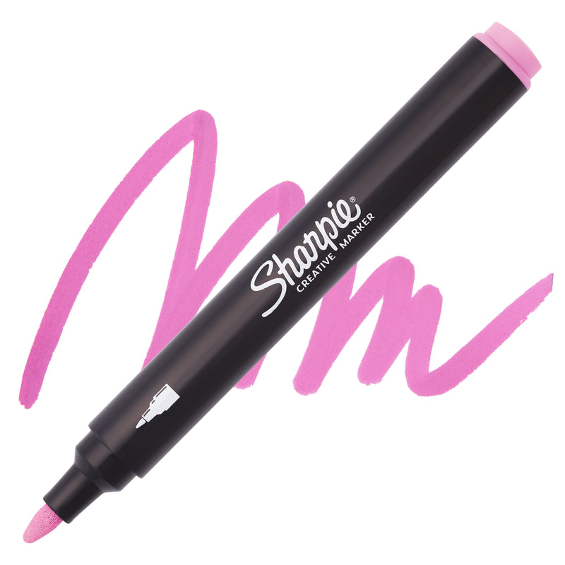 Pennarello Marcatore Sharpie Acrylic Creative a Punta Tonda Rosa