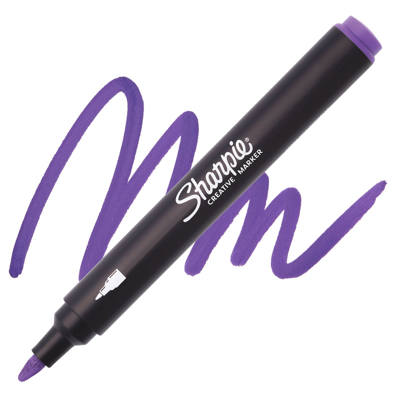 Pennarello Marcatore Sharpie Acrylic Creative a Punta Tonda Lilla